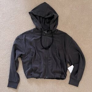 NWT Athleta Seasoft Bubble Hem Full Zip Hoodie
